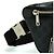 Marmont Gucci Sacoche Cintura Preta GG Emblem GM Preto - vista 3