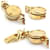 Bracciale Charm Louis Vuitton Argento D'oro - vista 4