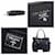 Borsa in nylon e pelle nera Prada Nero  - vista 5