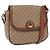 Céline Borsa a Spalla in Tela Macadam CELINE PVC Beige Oro Auth 163376 D'oro