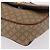Céline Borsa a Spalla in Tela Macadam CELINE PVC Beige Oro Auth 163376 D'oro - vista 12