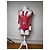 Vintage Emilio Pucci Abstraktes Kleid / Oberteil Rot Weiß XS - Ansicht 12