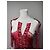 Vintage Emilio Pucci Abstraktes Kleid / Oberteil Rot Weiß XS - Ansicht 8