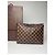 Vintage Louis Vuitton Damier Monogram Leder Clutch Braun - Ansicht 6