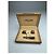 Céline Set di fermagli metallici logo Triomphe vintage Celine Paris, gemelli argento oro D'oro - vista 9