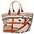 Hermès Toile H Plume Quadrige con Filo Steeple 31 Marrone - vista 2