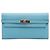 Cartera Larga Kelly en Epsom de Hermès Azul
