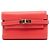 Cartera Depliante Kelly de Epsom de Hermès Roja