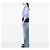 Chanel 19 Chanel Media in Tela e Cotone 19 con patta Blu - vista 11