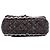 Chanel Mini Rectangular Clásico Tweed Trenzado Simple cartera Negro - vista 3