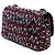 Chanel Medium Classic Tweed Sequins Double rabat Noir - vue 2