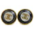 Orecchini Clip Coco Mark di Chanel Nero Bianco D'oro  - vista 1