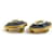 Orecchini Clip Coco Mark di Chanel Nero Bianco D'oro  - vista 2