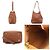 Borsa a spalla in pelle cognac Louis Vuitton - vista 2