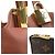 Borsa a spalla in pelle cognac Louis Vuitton - vista 4