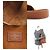 Borsa a spalla in pelle cognac Louis Vuitton - vista 5