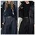 Pantalones Wide Leg Chanel de Denim Negro - vista 10