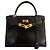 Hermès Kelly 28 Sellier Box-Leder Mitternachtsblau Goldene Hardware Marineblau