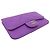 Tarjetero de piel de ternera granulada morado Chanel Púrpura - vista 3