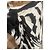 Bottega Veneta Tasche mit Zebra-Print Schwarz Weiß - Ansicht 3