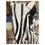 Bottega Veneta Tasche mit Zebra-Print Schwarz Weiß - Ansicht 4