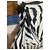 Bottega Veneta Tasche mit Zebra-Print Schwarz Weiß - Ansicht 9