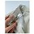 Gonna in lana vintage Dior grigio chiaro M Bianco - vista 10