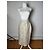 Gonna in lana vintage Dior grigio chiaro M Bianco - vista 13