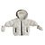 Doudoune Baby Dior avec col en fourrure Blanc
