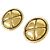 Orecchini a clip in oro Chanel D'oro - vista 2