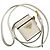 Custodia in pelle Saffiano Prada per AirPods Bianco