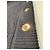 Versace Stivali con Spilla di Sicurezza & Set Poncho con Collo Alto con Spilla di Sicurezza Nero - vista 10