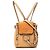 Mochila Faye Mini de Piel de Ternera y Ante Chloé Marrón