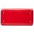 Dior Rojo Medio Lady Dior en Cuero Patente Roja - vista 3