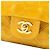 Chanel Giallo Piccolo Classico in Pelle di Agnello Doppio Senape - vista 5