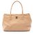 Executive Bolsa Executiva Chanel em Couro Bege