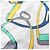 Sciarpa Hermès Losange GM Quincaillerie Equestre Marrone Multicolore - vista 5