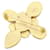 Chanel Braun und Gold Brosche Golden  - Ansicht 2