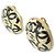 Timeless Orecchini Clip Chanel in Nero, Oro e Giallo D'oro - vista 2
