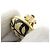 Timeless Orecchini Clip Chanel in Nero, Oro e Giallo D'oro - vista 5