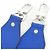 Cinghia a Spalla Taurillon Louis Vuitton Blu - vista 3