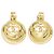 Orecchini a clip dorati Chanel D'oro