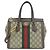 Borsa a mano Gucci Ophidia Marrone Beige
