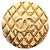 Spilla Matelassé Coco Mark di Chanel D'oro