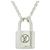 Collana Pendente Silver Lockit Louis Vuitton Argento