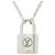 Collana Pendente Silver Lockit Louis Vuitton Argento - vista 2
