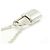 Collana Pendente Silver Lockit Louis Vuitton Argento - vista 5