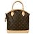 Borsa Lockit Louis Vuitton in tela Monogram verticale Marrone