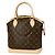 Borsa Lockit Louis Vuitton in tela Monogram verticale Marrone - vista 2