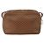 Céline Borsa a Spalla Celine Vintage Macadam in Tela e Pelle Marrone - vista 2